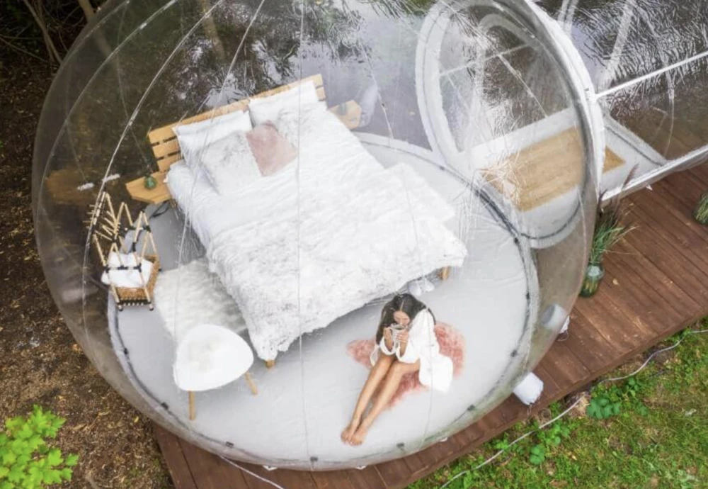 bubble tent glamping hotel