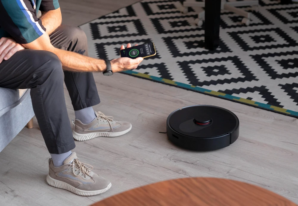 robot vacuum and mop self cleaning